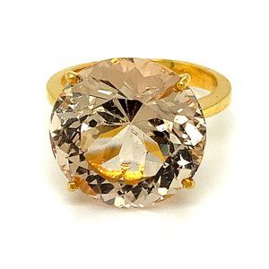 Imperial Topaz 19.66ct Solid 22K Yellow Gold Ring